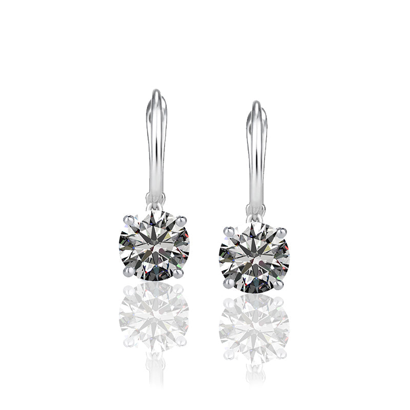 Diamond Sleeper Earrings